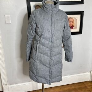 EIDER defender 2LS down quilted Long Gray stadium coat‎ parka 6